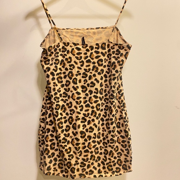 Cheetah Print Mini Dress - Picture 2 of 2